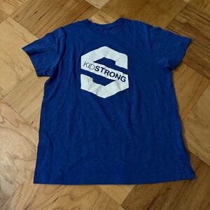 Kidstrong Beginner Student Blue Shirt Youth Medium